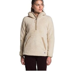The North Face Beige Sherpa Champshire Hoodie